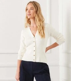 Ribbed Cardigan Sweater -Karen Kane Store 0279AF12 D2B5 4CD4 A007 1BA20C04CB8B