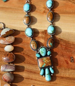 Sonoran Mountain And Boulder Turquoise Necklace & Earring Set -Karen Kane Store 09F2F792 8844 4502 A4D8 37B9BC3FEE9C