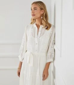 Embroidered Tiered Dress -Karen Kane Store 0B1CF029 207E 4856 828C 9EF0775EB78F