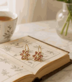 Floral Gemstone Earrings -Karen Kane Store 1593F0F1 6A83 420E 90B9 74DF3E7C58CE