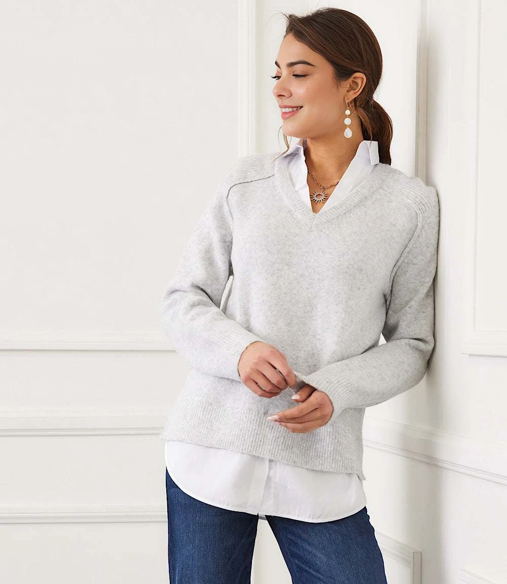 Petite Size Layered Sweater 8 Petite Size Layered Sweater - Image 6