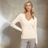 Ribbed V-Neck Sweater