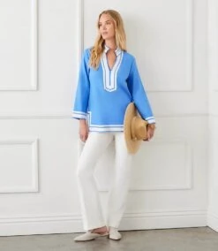 The St. Tropez Tunic -Karen Kane Store 1L00405 BLWW karenkane 2025 Spring 00 1