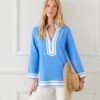 The St. Tropez Tunic 2 The St. Tropez Tunic -Karen Kane Store 1L00405 BLWW karenkane 2025 Spring 00 2
