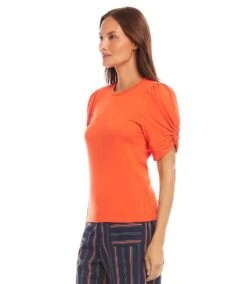 Twist Sleeve Top -Karen Kane Store 1L05527 BTO karenkane 2025 Spring 00 2