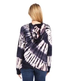 Petite Size Asymmetric Hem Hoodie -Karen Kane Store 1L24013P TD karenkane 2024 winter 00 3