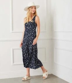 Sleeveless Tiered Midi Dress -Karen Kane Store 1L26900 PRT karenkane 2025 Spring 00 2