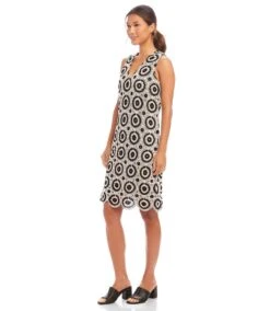Sleeveless Crochet Shift Dress -Karen Kane Store 1L70202 NWBLK karenkane 2025 Spring 00 2