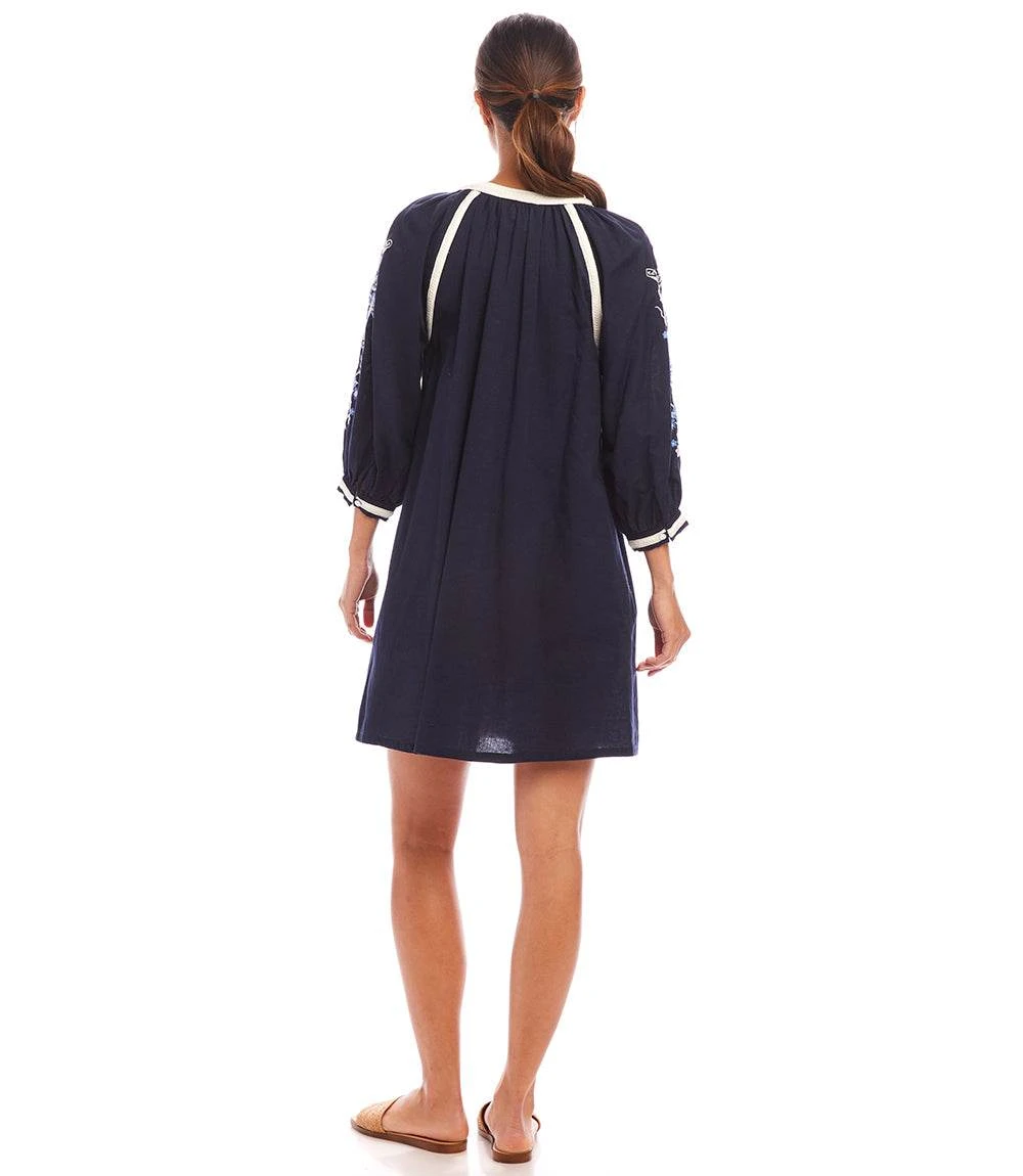 Blouson Sleeve Embroidered Peasant Dress 7 Blouson Sleeve Embroidered Peasant Dress - Image 5