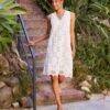 Sleeveless Crochet Dress