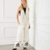 Embroidered Drawstring Ankle Pants 2 Embroidered Drawstring Ankle Pants -Karen Kane Store 1L70242 CRE karenkane 2025 Spring 000