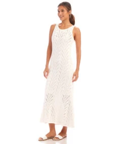 Sleeveless Crochet Midi Dress 11 Sleeveless Crochet Midi Dress -Karen Kane Store 1L70246 OWH karenkane 2025 Spring 00 2