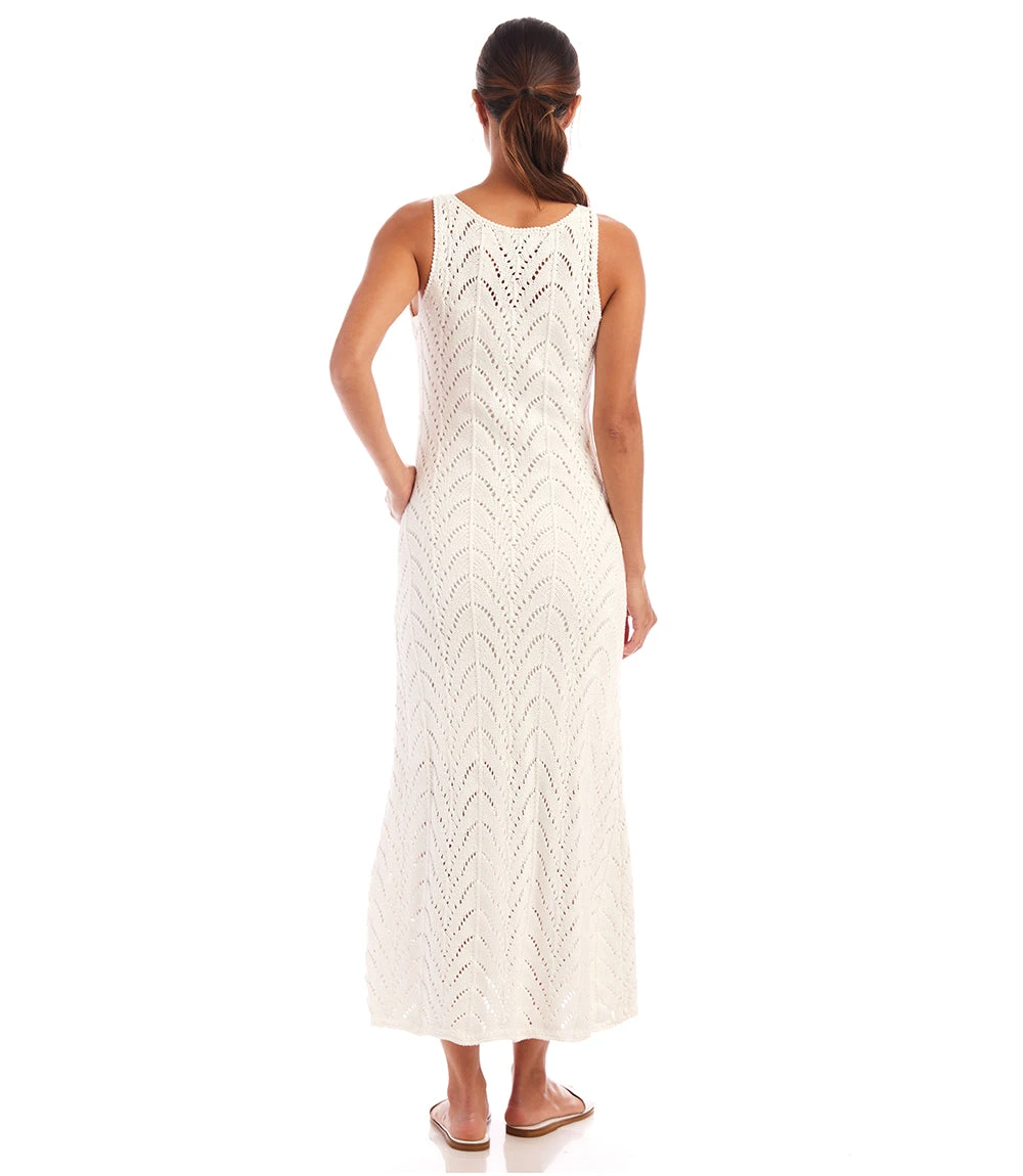 Sleeveless Crochet Midi Dress 7 Sleeveless Crochet Midi Dress - Image 5