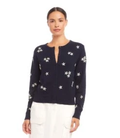 Embellished Cardigan Sweater -Karen Kane Store 1L89947 NAV karenkane 2025 Spring 00 1