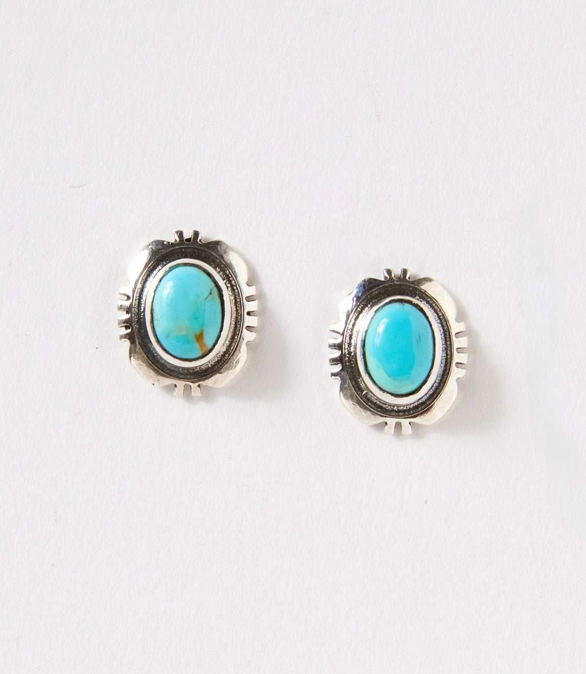 Turquoise Stud Earrings 6 Turquoise Stud Earrings - Image 4