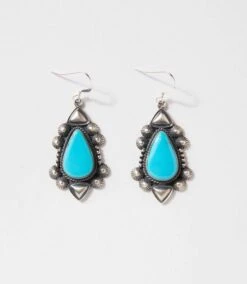 Turquoise Stone Lariat Necklace And Earrings Set -Karen Kane Store 2025 02 28 Delivery Jewelry Turqoise 17566