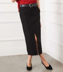 Lizbeth Front Slit Skirt -Karen Kane Store 21E11324 6A23 44DC B4AA B69B21A3BEBF