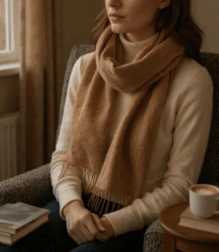 Merino Wool Fringed Scarf -Karen Kane Store 25AAAC31 FBE7 4F4A 914C BA138EF887E8