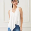 Drape Front Tank 2 Drape Front Tank -Karen Kane Store 2C249CCF 5E8D 481B 8FCF D8F20FA9305C