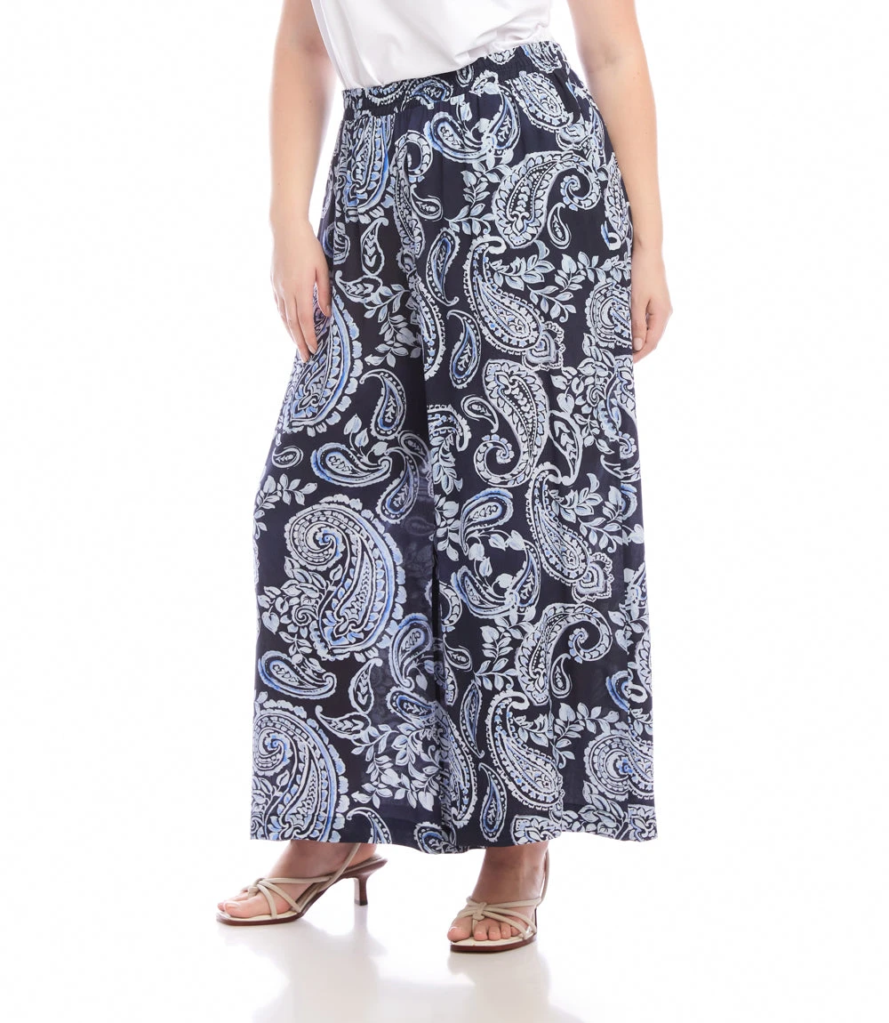 Plus Size Wide-Leg Pants 4 Plus Size Wide-Leg Pants - Image 2