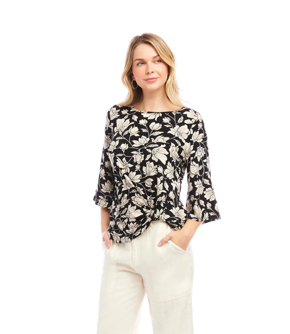 Petite Size Flare Sleeve Pick-Up Top 5 Petite Size Flare Sleeve Pick-Up Top - Image 3