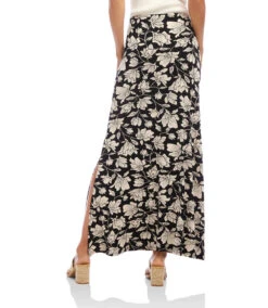 Flare Midi Skirt 10 Flare Midi Skirt -Karen Kane Store 2L31302 BLK KK 2025 Summer 00 3