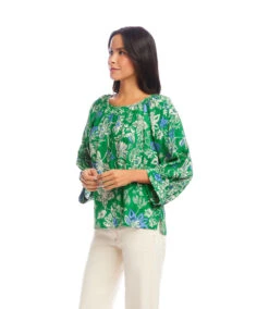 Blouson Sleeve Top -Karen Kane Store 2L32101 PRT KK 2025 Summer 00 2