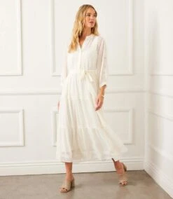 Embroidered Tiered Dress -Karen Kane Store 2L39200 OWH KK 2025 Summer 00 8