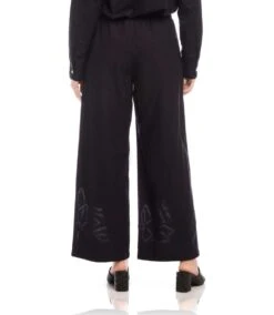 Cutout Embroidery Pants 19 Cutout Embroidery Pants -Karen Kane Store 2L70119 BLK karenkane 2025 Summer 00 3