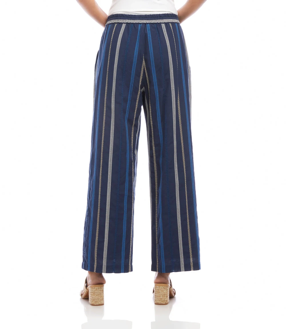 Embroidered Cropped Drawstring Pants 7 Embroidered Cropped Drawstring Pants - Image 5
