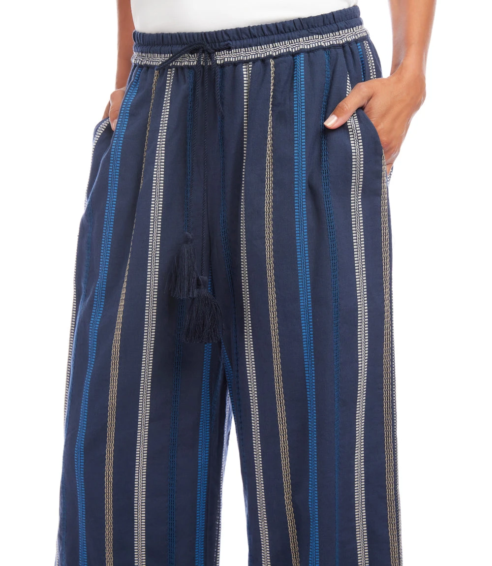 Embroidered Cropped Drawstring Pants 8 Embroidered Cropped Drawstring Pants - Image 6