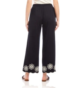 Scallop Drawstring Pants 14 Scallop Drawstring Pants -Karen Kane Store 2L70249 BLC KK 2025 Summer 00 4