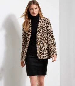 Animal Jacquard Blazer -Karen Kane Store 3E76D30D 251E 44FE AA3D BEA191278073