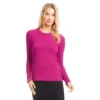 Ribbed Long Sleeve Crewneck Top -Karen Kane Store 3L37801 MAG karenkane 2025 fall 00 1