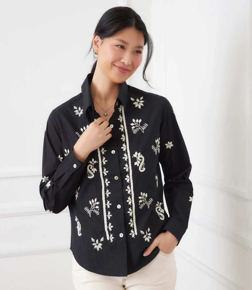 Long Sleeve Embroidered Shirt 3 Long Sleeve Embroidered Shirt