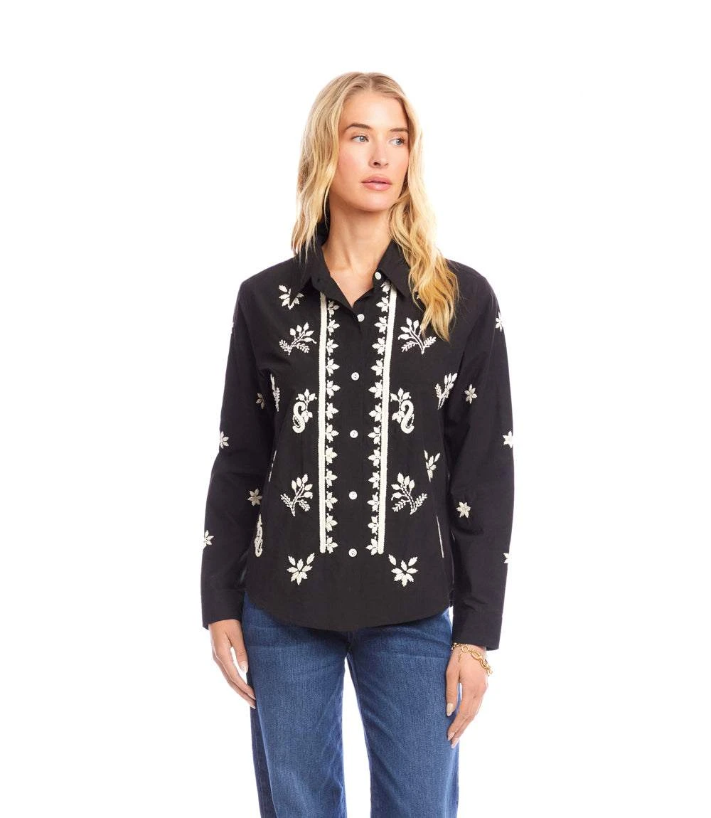 Long Sleeve Embroidered Shirt 6 Long Sleeve Embroidered Shirt - Image 4