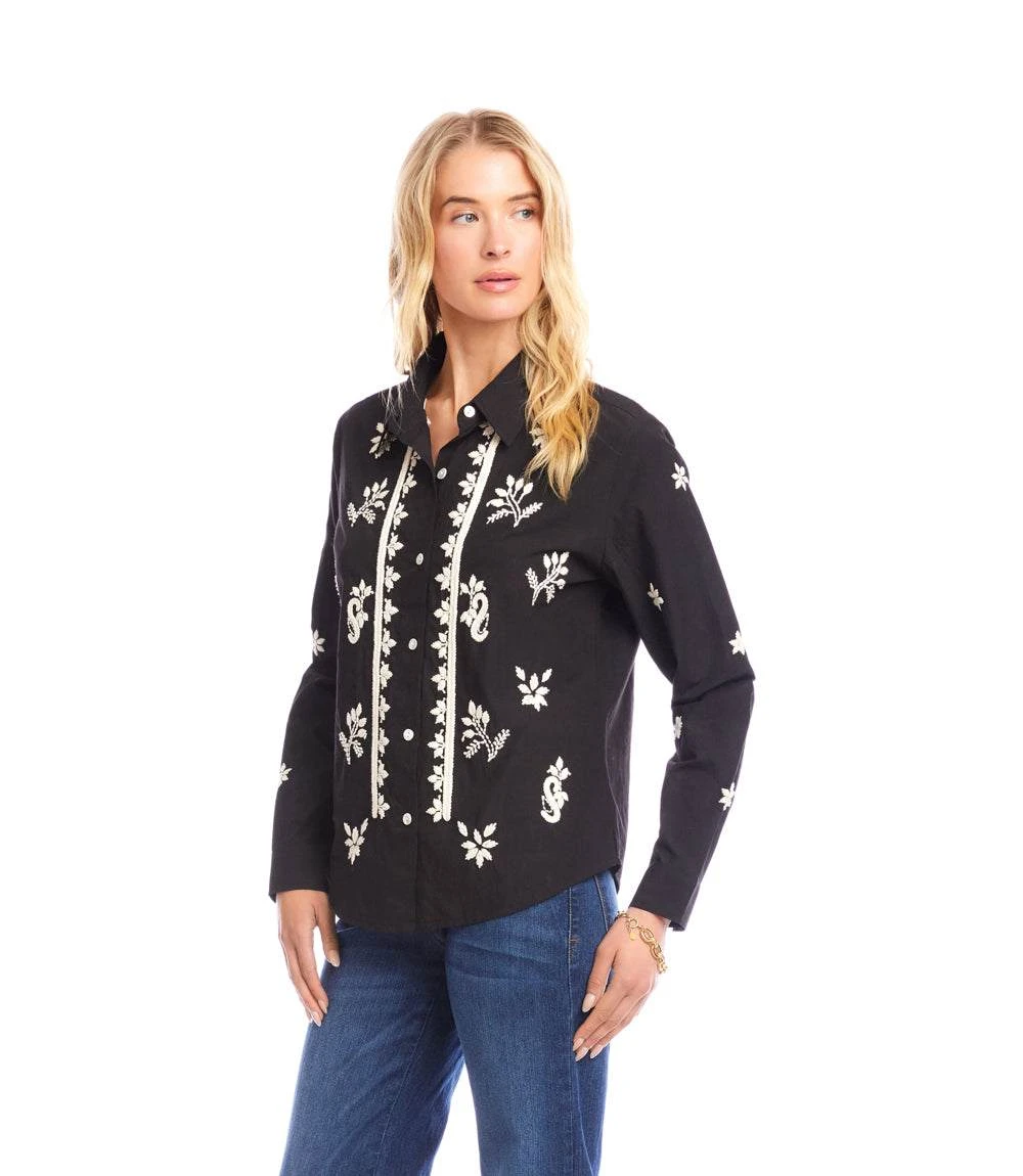 Long Sleeve Embroidered Shirt 5 Long Sleeve Embroidered Shirt - Image 3