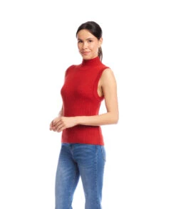 Ribbed Turtleneck Sweater Tank -Karen Kane Store 3L89142 TOM karenkane 2025 fall 00 4