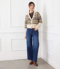 Jacquard Cardigan Sweater -Karen Kane Store 3L89145 karenkane 2025 fall 00 3