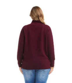 Plus Size Shawl Collar Sweater -Karen Kane Store 3N89159W WIN karenkane 2025 fall 00 3