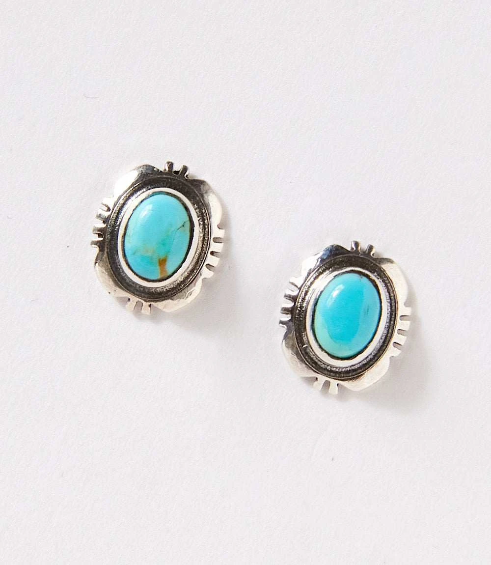 Turquoise Stud Earrings 3 Turquoise Stud Earrings