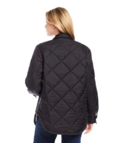 Faux Fur Quilted Jacket -Karen Kane Store 4L13404 BLC karenkane 2024 winter 00 3