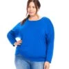 Plus Size Pick Up Top -Karen Kane Store 4L14007W ROY karenkane 2024 winter 00 1