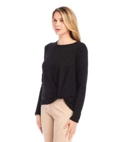 Side Pick-Up Top -Karen Kane Store 4L57500 BLK karenkane 2024 winter 00 2