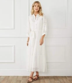 Embroidered Tiered Dress -Karen Kane Store 60AF3EC0 8293 4D0C 99A5 27B8D8D14B9A