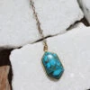 Beaded Turquoise Pendant Necklace -Karen Kane Store 6EC274C4 19DB 4A76 BD97 CF1C43477C40