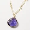 Amethyst Quartz Pendant Necklace 1 Amethyst Quartz Pendant Necklace -Karen Kane Store 71A62237 2B49 4EE7 929A C389DF686741