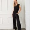 Petite Size Sleeveless Travel Jersey Jumpsuit -Karen Kane Store 789DF815 8847 41F8 8001 CE7D9D7F2DB1 1