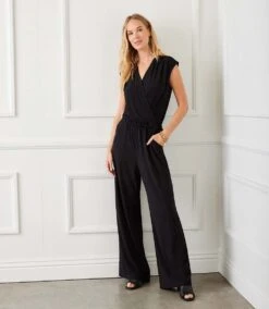 Sleeveless Travel Jersey Jumpsuit -Karen Kane Store 789DF815 8847 41F8 8001 CE7D9D7F2DB1