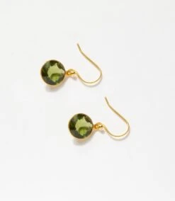 Round Gemstone Earrings -Karen Kane Store 8738B46B 9213 4485 9A6A 1752AB6F74E4